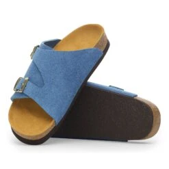 Birkenstock Zürich 1964 Suede Leather Light Blue -Birkenstock Shop 1027644 sole