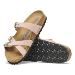 Birkenstock Franca Soft Footbed Nubuck Leather Soft Pink 15 Birkenstock Franca Soft Footbed Nubuck Leather Soft Pink -Birkenstock Shop 1027655 sole