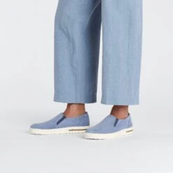 Birkenstock Oswego Suede Leather Elemental Blue -Birkenstock Shop 1027656 f look m