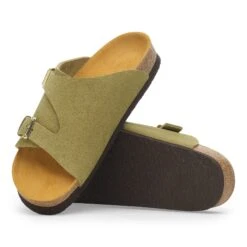 Birkenstock Zürich 1964 Suede Leather Light Green -Birkenstock Shop 1027676 sole