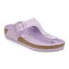 Birkenstock Gizeh Big Buckle Natural Leather Patent High-Shine Crocus -Birkenstock Shop 1027772