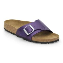 Birkenstock Catalina Birko-Flor Embossed Shiny Acai