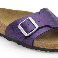 Birkenstock Catalina Birko-Flor Embossed Shiny Acai -Birkenstock Shop 1027813 detail 1