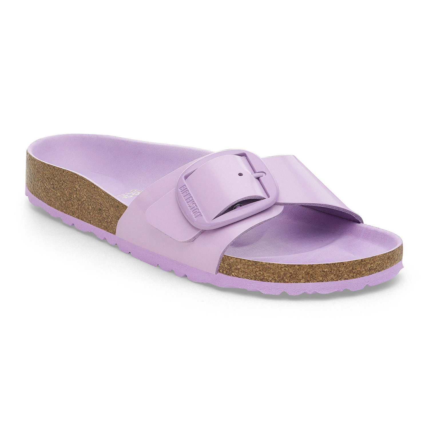 Birkenstock Madrid Big Buckle Natural Leather Patent High-Shine Crocus Tonal Buckle 1 Birkenstock Madrid Big Buckle Natural Leather Patent High-Shine Crocus Tonal Buckle