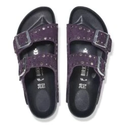 Birkenstock Arizona Rivets Suede Leather Acai 9 Birkenstock Arizona Rivets Suede Leather Acai -Birkenstock Shop 1027839 top