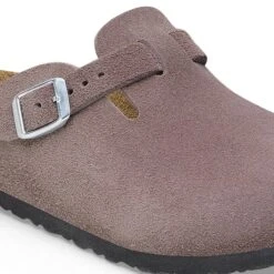 Birkenstock Boston Kids Suede Leather Faded Purple 11 Birkenstock Boston Kids Suede Leather Faded Purple -Birkenstock Shop 1027894 detail 1