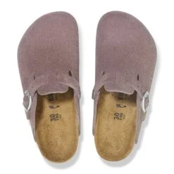 Birkenstock Boston Kids Suede Leather Faded Purple 7 Birkenstock Boston Kids Suede Leather Faded Purple -Birkenstock Shop 1027894 top