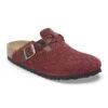 Birkenstock Boston Braided Suede Leather Zinfandel