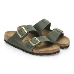Birkenstock Arizona Oiled Leather Thyme -Birkenstock Shop 1027948 pair