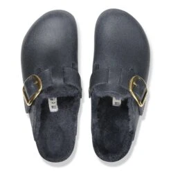 Birkenstock Boston Big Buckle Shearling Oiled Leather Midnight Blue 9 Birkenstock Boston Big Buckle Shearling Oiled Leather Midnight Blue -Birkenstock Shop 1027998 top