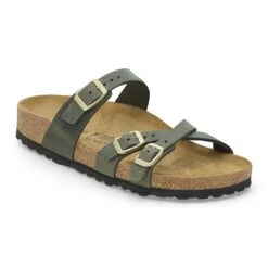 Birkenstock Franca Oiled Leather Thyme