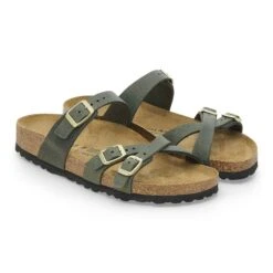 Birkenstock Franca Oiled Leather Thyme -Birkenstock Shop 1027999 pair