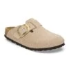 Birkenstock Boston Big Buckle Nubuck Leather Sandcastle -Birkenstock Shop 1028003