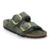 Birkenstock Arizona Big Buckle Shearling Oiled Leather Thyme -Birkenstock Shop 1028007
