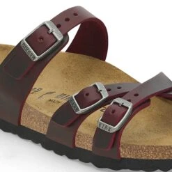 Birkenstock Franca Oiled Leather Zinfandel -Birkenstock Shop 1028019 detail 1