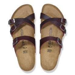 Birkenstock Franca Oiled Leather Zinfandel -Birkenstock Shop 1028019 top