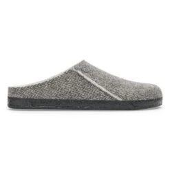 Birkenstock Zermatt Wool Felt Herringbone Gray -Birkenstock Shop 1028057 side