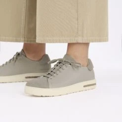 Birkenstock Bend Low Decon Mixed Leather Taupe -Birkenstock Shop 1028068 f closeup f