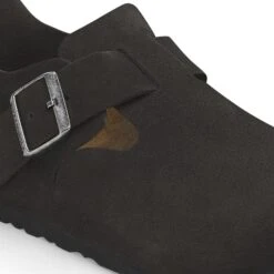 Birkenstock London Suede Leather Black -Birkenstock Shop 1028103 detail 1