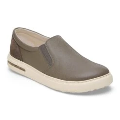 Birkenstock Oswego Mixed Leather Concrete Gray