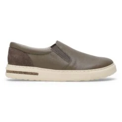 Birkenstock Oswego Mixed Leather Concrete Gray 10 Birkenstock Oswego Mixed Leather Concrete Gray -Birkenstock Shop 1028126 side