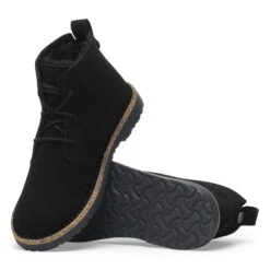 Birkenstock Uppsala Mid Shearling Suede Leather Black 12 Birkenstock Uppsala Mid Shearling Suede Leather Black -Birkenstock Shop 1028141 sole