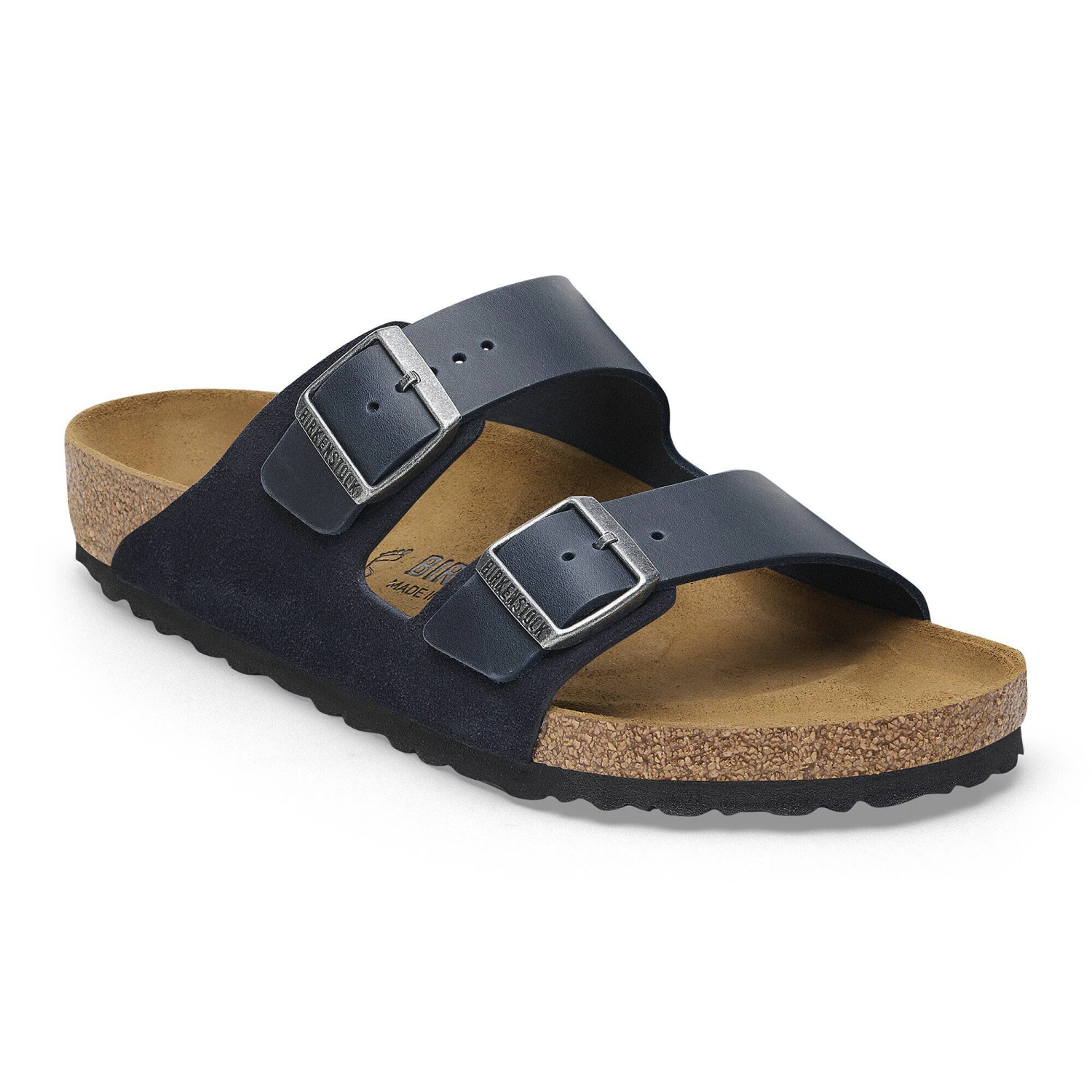 Birkenstock Arizona Mixed Leather Midnight Blue 1 Birkenstock Arizona Mixed Leather Midnight Blue