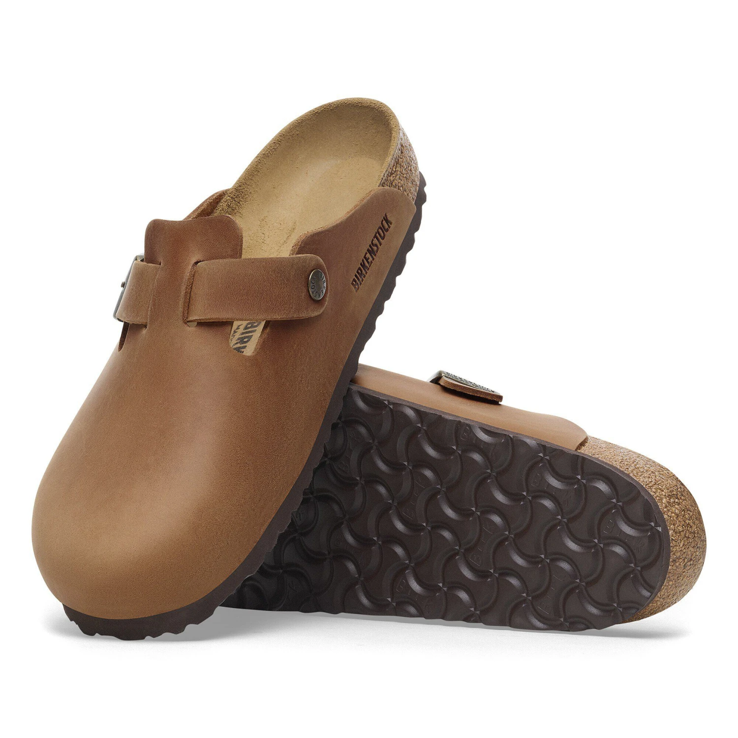 Birkenstock Boston Oiled Leather Cognac 4 Birkenstock Boston Oiled Leather Cognac - Image 4