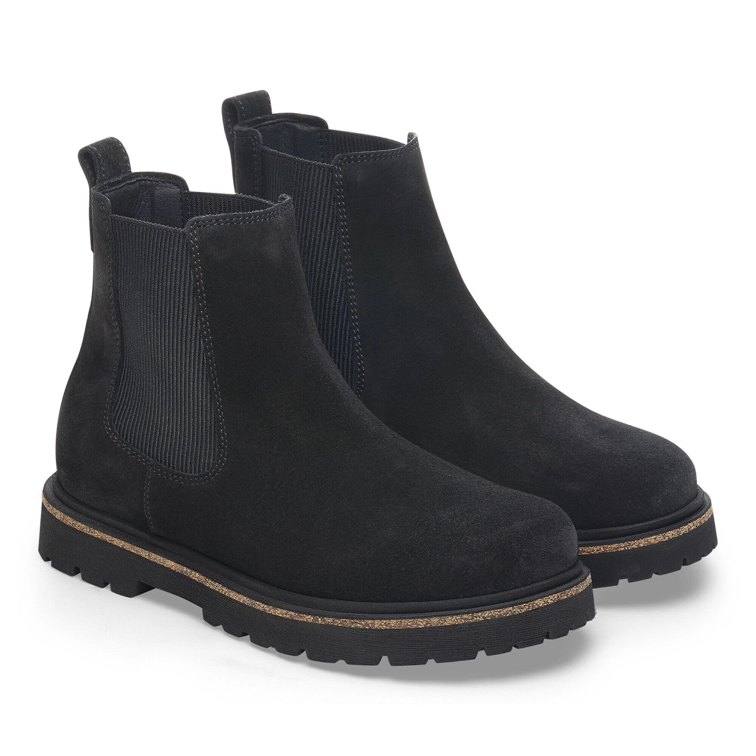 Birkenstock Highwood Slip On Women Suede Leather Black 4 Birkenstock Highwood Slip On Women Suede Leather Black - Image 4