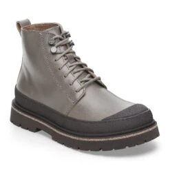 Birkenstock Prescott Lace Women Oiled Leather Concrete Gray