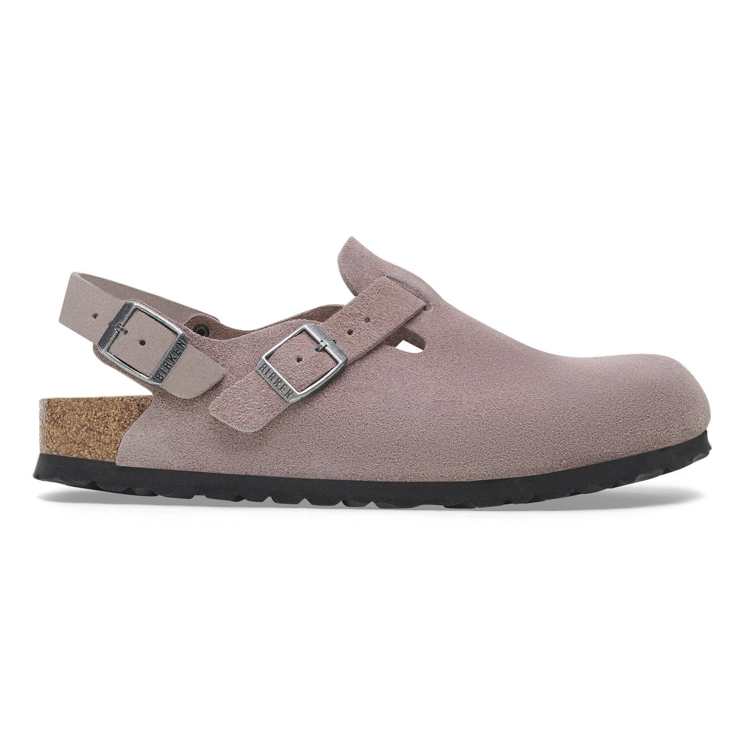 Birkenstock Tokio Suede Leather Faded Purple 3 Birkenstock Tokio Suede Leather Faded Purple - Image 3