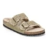 Birkenstock Arizona Shearling Suede Leather Taupe -Birkenstock Shop 1028226