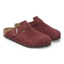 Birkenstock Boston Suede Leather Zinfandel -Birkenstock Shop 1028267 pair