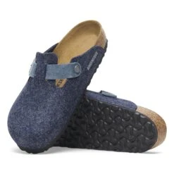 Birkenstock Boston Natural Leather-Felt Midnight Blue 11 Birkenstock Boston Natural Leather-Felt Midnight Blue -Birkenstock Shop 1028279 sole