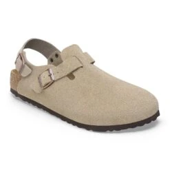 Birkenstock Tokio Suede Leather Taupe