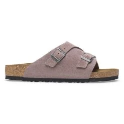 Birkenstock Zürich Suede Leather Faded Purple -Birkenstock Shop 1028309 side