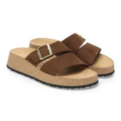 Almina Nubuck Leather Dark Tea -Birkenstock Shop 1028318 pair