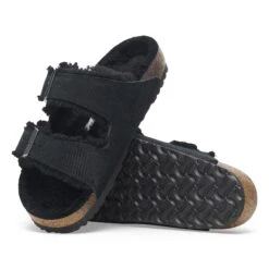 Birkenstock Arizona Shearling Suede Leather-Shearling Corduroy Black 9 Birkenstock Arizona Shearling Suede Leather-Shearling Corduroy Black -Birkenstock Shop 1028325 sole