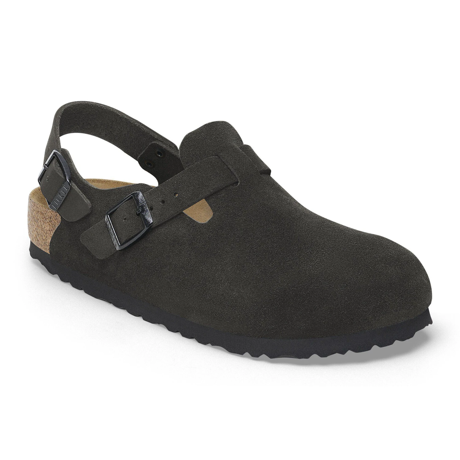 Birkenstock Tokio Suede Leather Black 1 Birkenstock Tokio Suede Leather Black