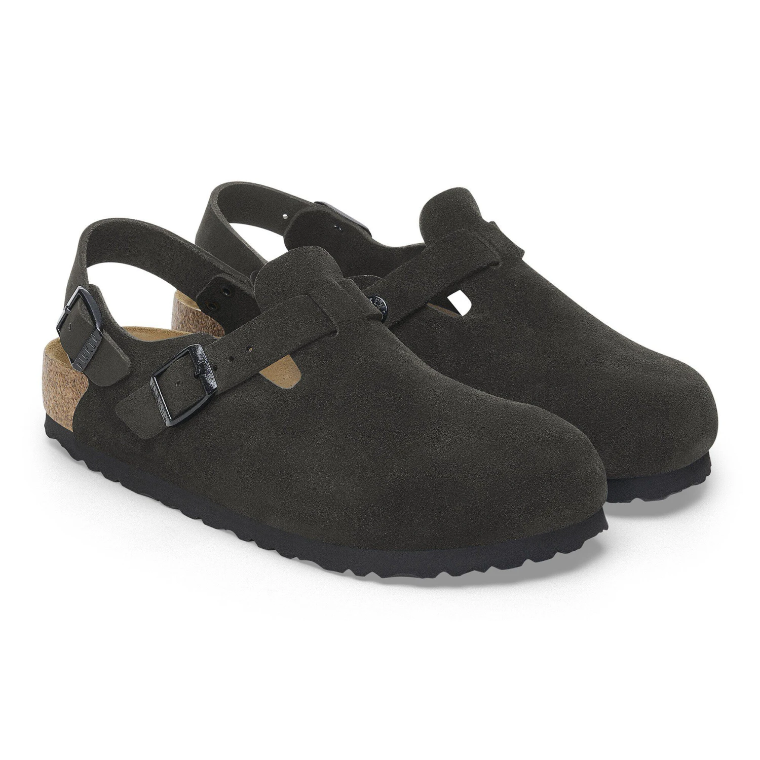 Birkenstock Tokio Suede Leather Black 7 Birkenstock Tokio Suede Leather Black - Image 7