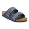 Birkenstock Uji Natural Leather-Felt Midnight Blue -Birkenstock Shop 1028352
