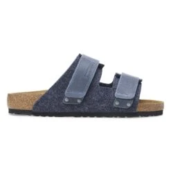 Birkenstock Uji Natural Leather-Felt Midnight Blue -Birkenstock Shop 1028352 side