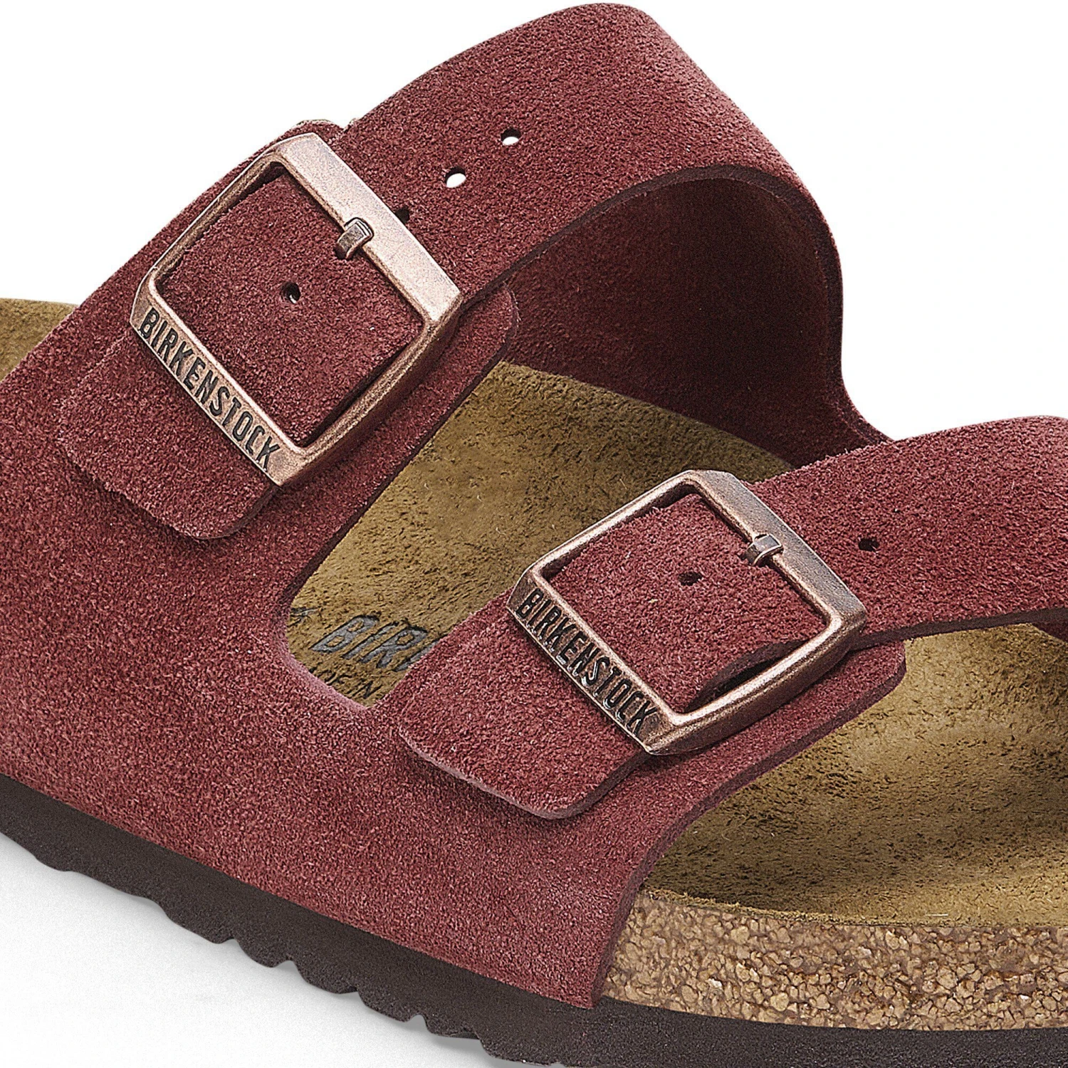 Birkenstock Arizona Suede Leather Zinfandel 6 Birkenstock Arizona Suede Leather Zinfandel - Image 6