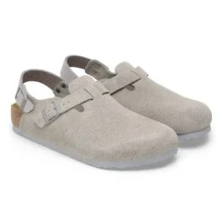 Birkenstock Tokio Suede Leather Stone Coin 9 Birkenstock Tokio Suede Leather Stone Coin -Birkenstock Shop 1028359 pair