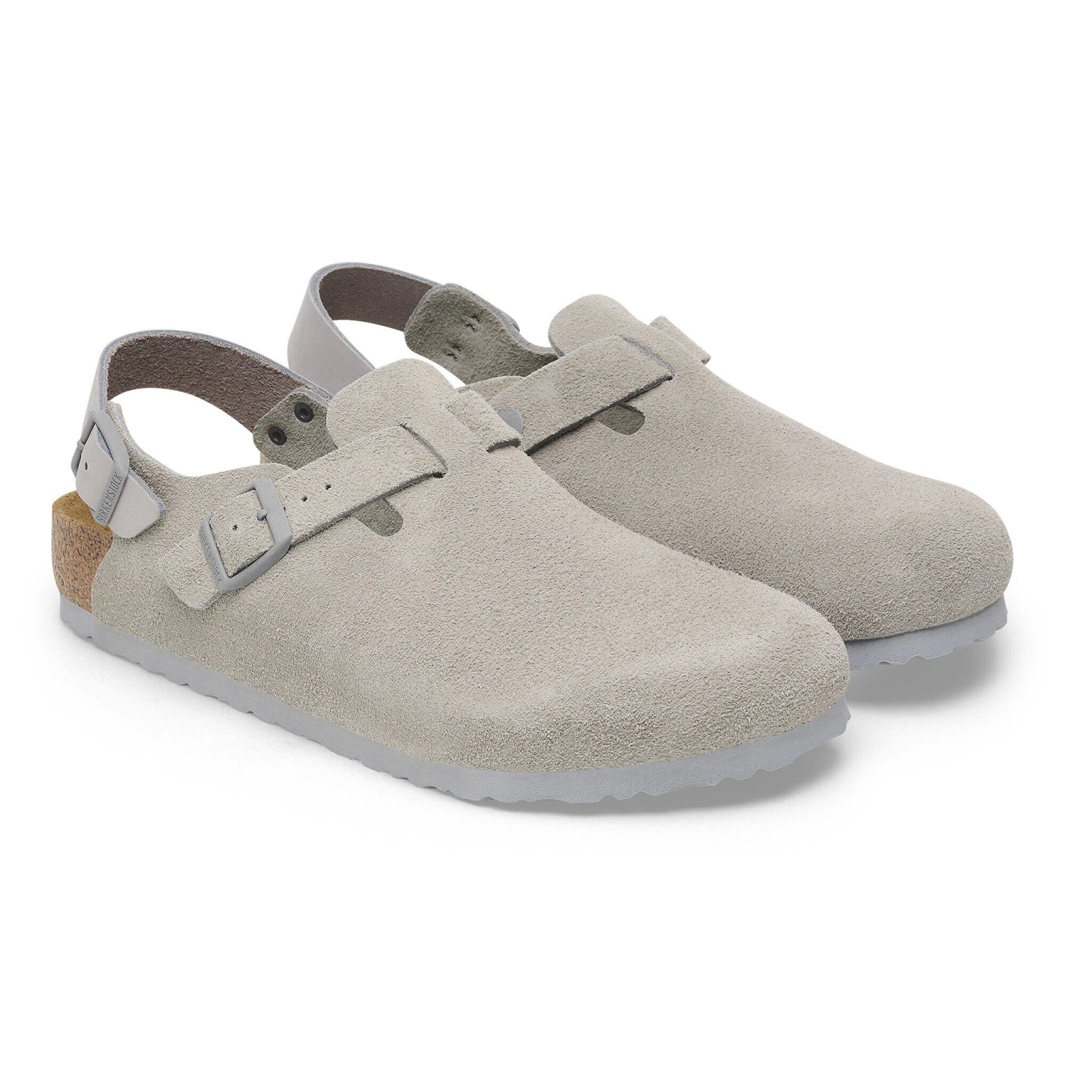 Birkenstock Tokio Suede Leather Stone Coin 4 Birkenstock Tokio Suede Leather Stone Coin - Image 4