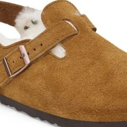 Birkenstock Tokio Shearling Suede Leather Mink 11 Birkenstock Tokio Shearling Suede Leather Mink -Birkenstock Shop 1028374 detail 1