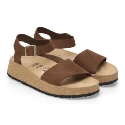 Glenda Nubuck Leather Dark Tea -Birkenstock Shop 1028378 pair