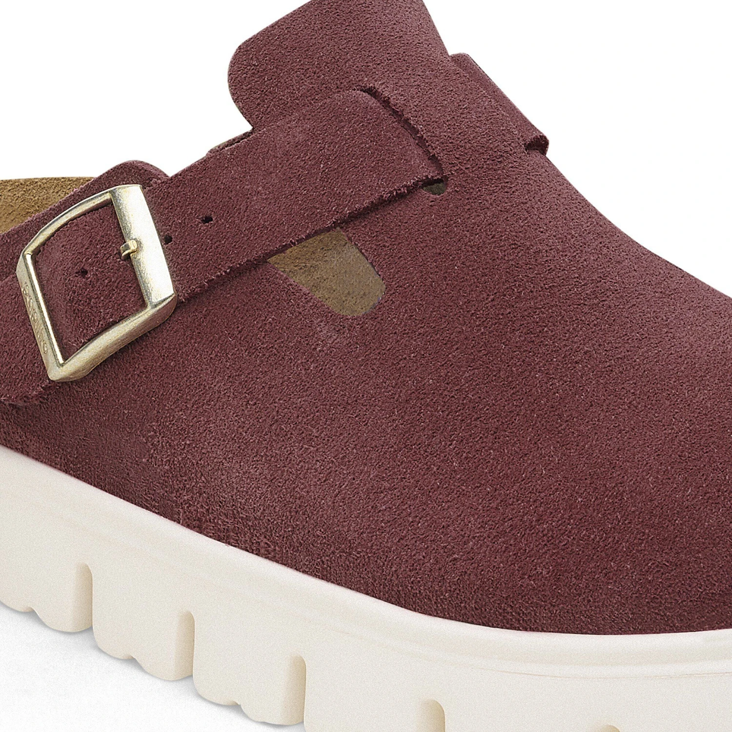 Boston Chunky Suede Leather Berry Crush 5 Boston Chunky Suede Leather Berry Crush - Image 5