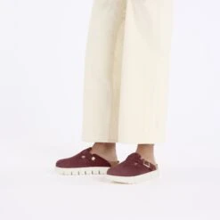 Boston Chunky Suede Leather Berry Crush 13 Boston Chunky Suede Leather Berry Crush -Birkenstock Shop 1028395 f look f