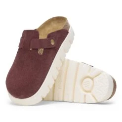 Boston Chunky Suede Leather Berry Crush 11 Boston Chunky Suede Leather Berry Crush -Birkenstock Shop 1028395 sole